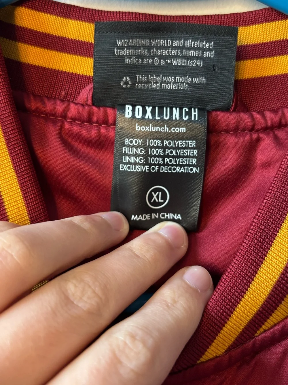 Harry Potter Gryffindor Bomber Jacket - BoxLunch Exclusive